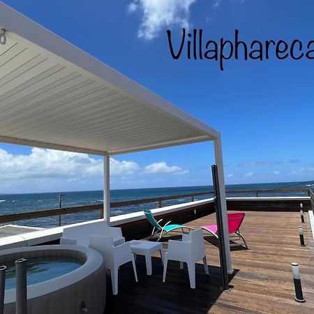 Villa Phare Caraibes Guadeloupe - Rooftop Jacuzzi & Ocean View Le Moule Luaran gambar