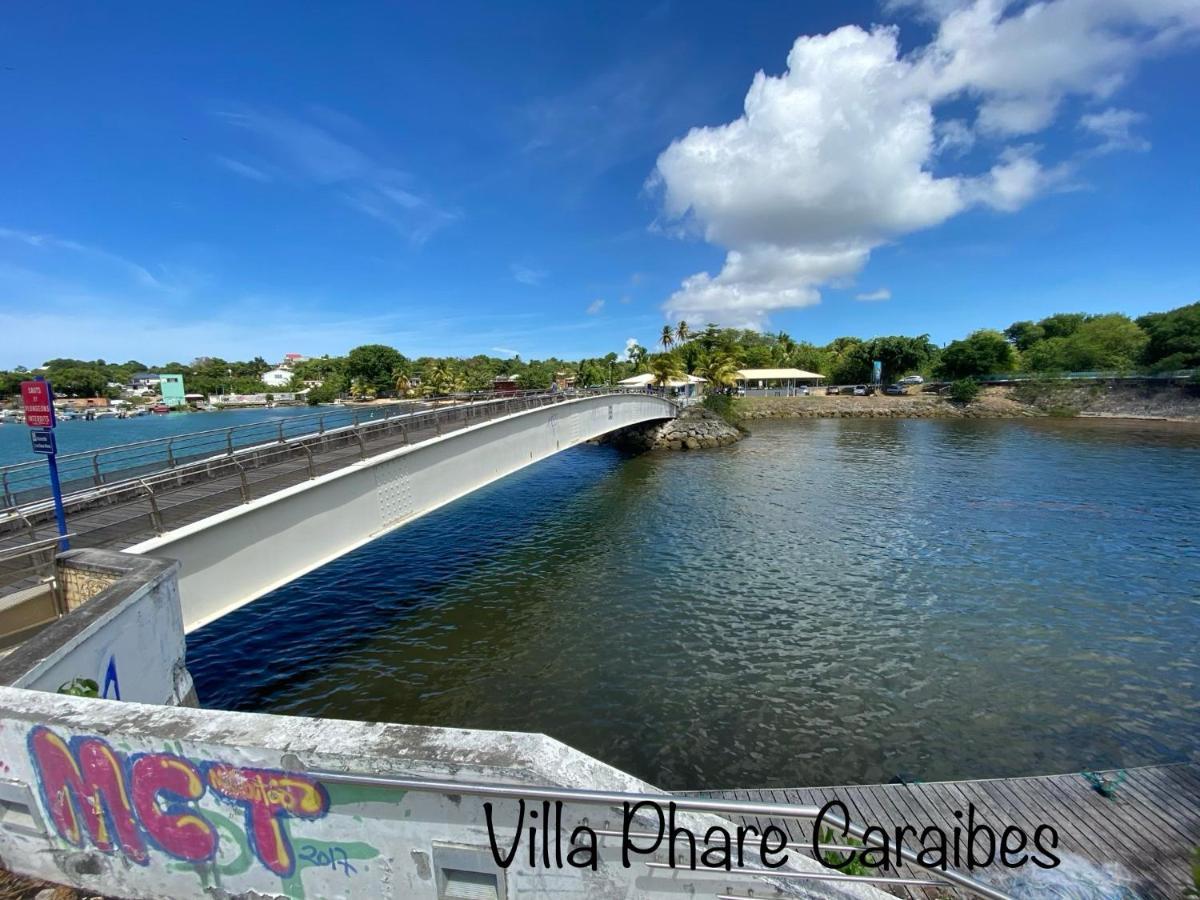Villa Phare Caraibes Guadeloupe - Rooftop Jacuzzi & Ocean View Le Moule Luaran gambar