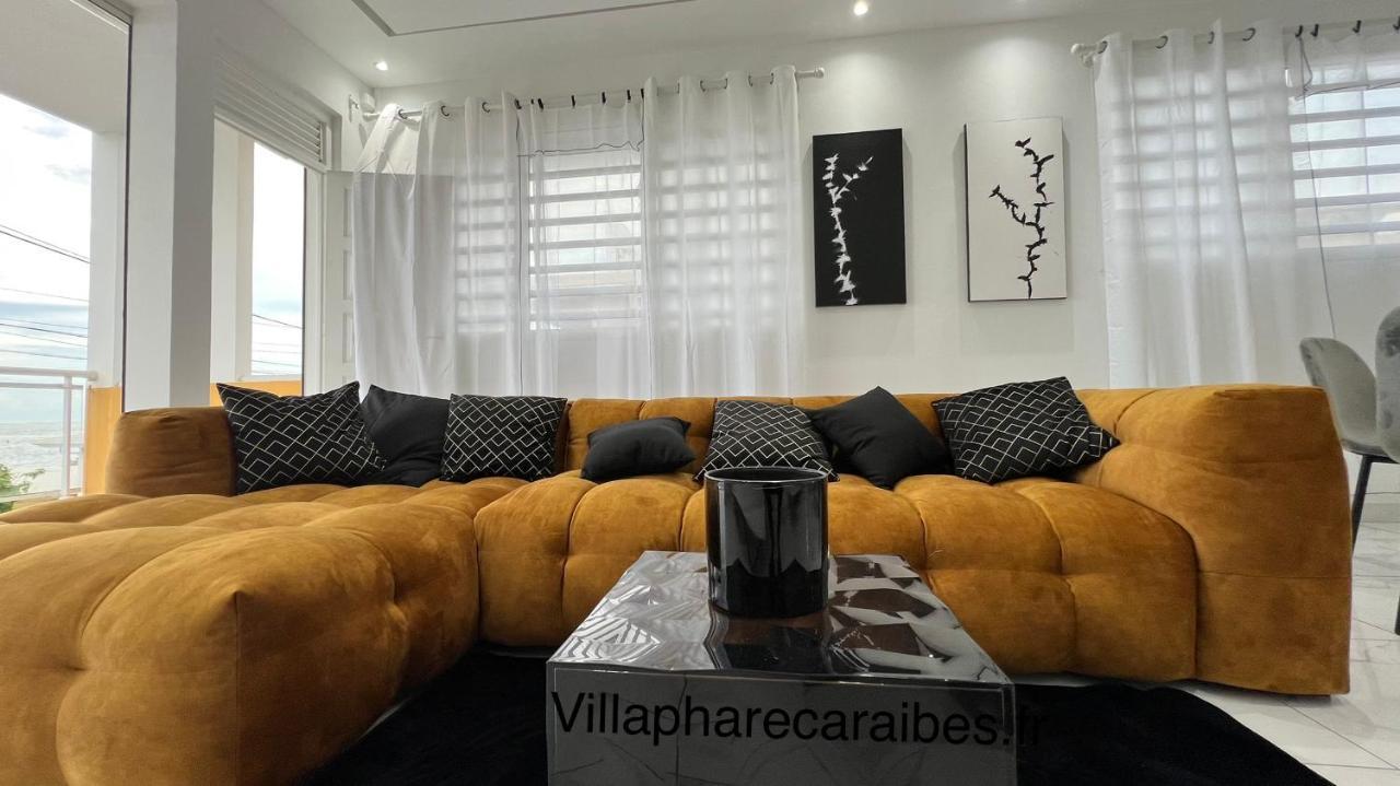 Villa Phare Caraibes Guadeloupe - Rooftop Jacuzzi & Ocean View Le Moule Luaran gambar