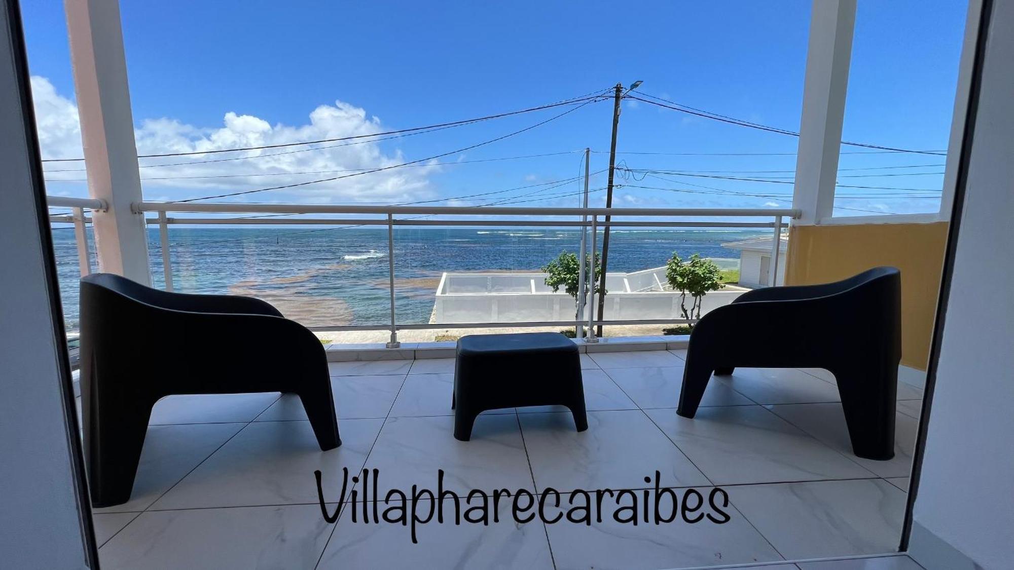 Villa Phare Caraibes Guadeloupe - Rooftop Jacuzzi & Ocean View Le Moule Luaran gambar