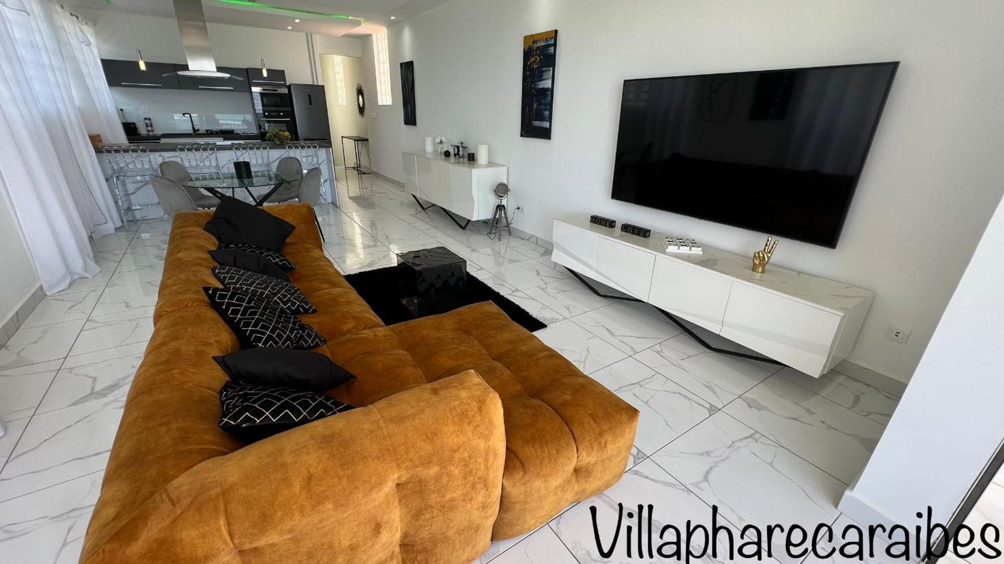 Villa Phare Caraibes Guadeloupe - Rooftop Jacuzzi & Ocean View Le Moule Luaran gambar