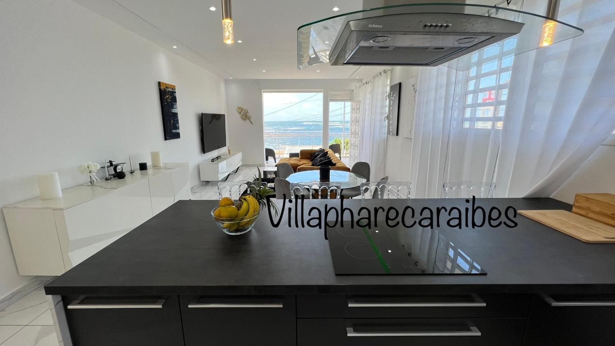 Villa Phare Caraibes Guadeloupe - Rooftop Jacuzzi & Ocean View Le Moule Luaran gambar